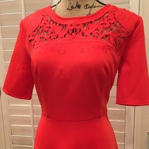 Jealous tomato embroidered dress